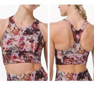 Lululemon Wunder Train Long Line Bra Urbantricity Multi Size 10